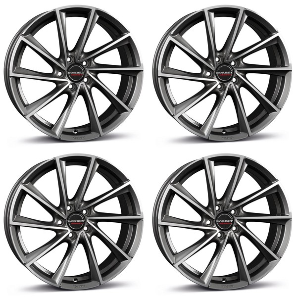 4 Borbet Felgen VTX 8.0X18 ET45 5X108 Grapp FüR DS DS7-image