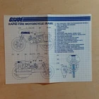 G.i. Joe 1982 Rapid Fire Motorcycle (RAM) ORIGINAL Instructions Blueprints