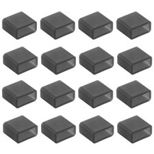  100PCS USB Charging Port Protector - Black Protective USB Interface Dust