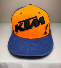 KTM Racing Team New Era Snapback Cap 9fifty Blue Orange Moto Racing Size M/L