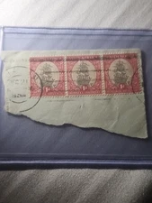 3 Vintage Union of South Africa 1d Stamp George V 1926-1943 Rare Postage Stamps