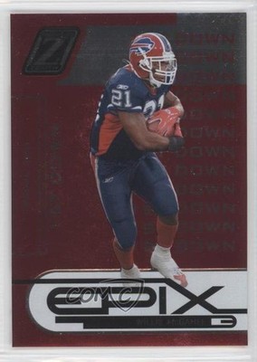 2005 Donruss Zenith Epix 1st Down Red 114/250 Willis McGahee #E-25 0l1