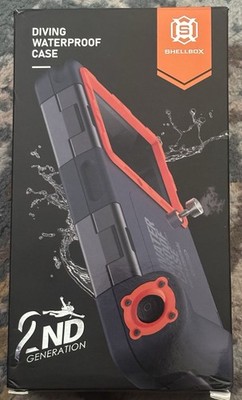 ShellBox Professional Diving Phone Case 15M Depth Waterproof iPhone/SamsungBlack