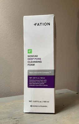 Fation - Nosca9 Deep Pore Cleansing Foam in Sealed Box 5.07 oz Exp 04/2028 Fresh