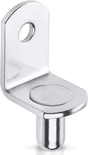 40 Pcs Shelf Support Pegs,1/4 Inch Diameter Bracket 1/4 Inch, Silver 