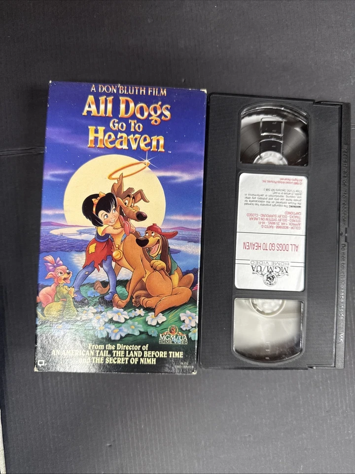 All Dogs Go to Heaven (1989), VHS Movie, MGM Home Video (1990), Animated - Image 3 of 3