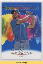 2021 Goodwin Champions Splash of Color Royal Blue Matthew Wolff #107 READ 00jz