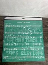 Joy To The World Hymn Chalk Couture Size D 18x18 Christmas Holiday New Sealed