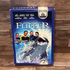Flipper Television Marathon DVD Used 2 Disc Set Family Adventure Dolphin