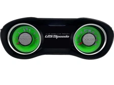 US Speedo Green Dodge Challenger Gauge Face for Clusters 2015-2024 (SRT)