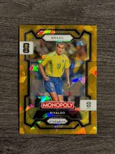 2026 Monopoly Panini Prizm Fifa World Cup Rivaldo Brazil Gold Parallel Card