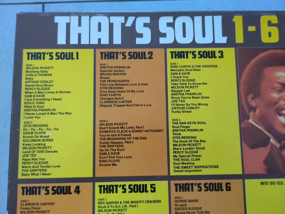 Various    That's Soul 1-6   5LP Vinyl Box   GER  -1 Platte fehlt-  EX/EX - Bild 3 von 4