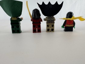 LEGO DC SuperHeroes Minifigure Lot (4) Batman & Robin Ra&rsquo;s & Talia Al Ghul 76056