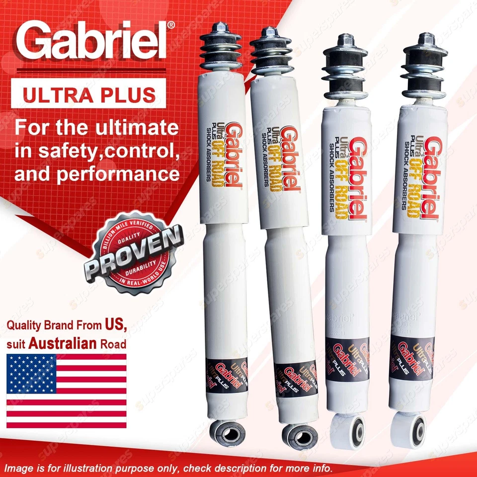 Gabriel Front + Rear Ultra Plus Shocks for Toyota Landcruiser HDJ100 UZJ100