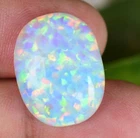 Natural Ethiopian Fire Opal 14.65 CT Certified Play Of Color Untreated Gemstone