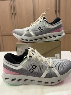 On Cloud Cloudsurfer 2 Men s Running Shoes SIZE 10 White Mineral Pink Green NEW