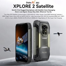 Blackview XPLORE 2 Satellite 5G Rugged Smartphone Android 15 Mobile Waterproof
