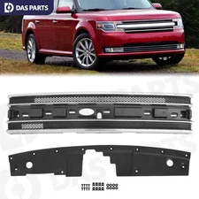 For 2013-2019 Black Chrome Ford Flex Front Grille Radiator Cover Kit DA8Z8200BA