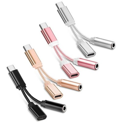 Convenient for Most Type-C to 3.5mm Digital Adapter Cable