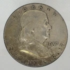 1957-P Franklin Half Dollar 90% Silver