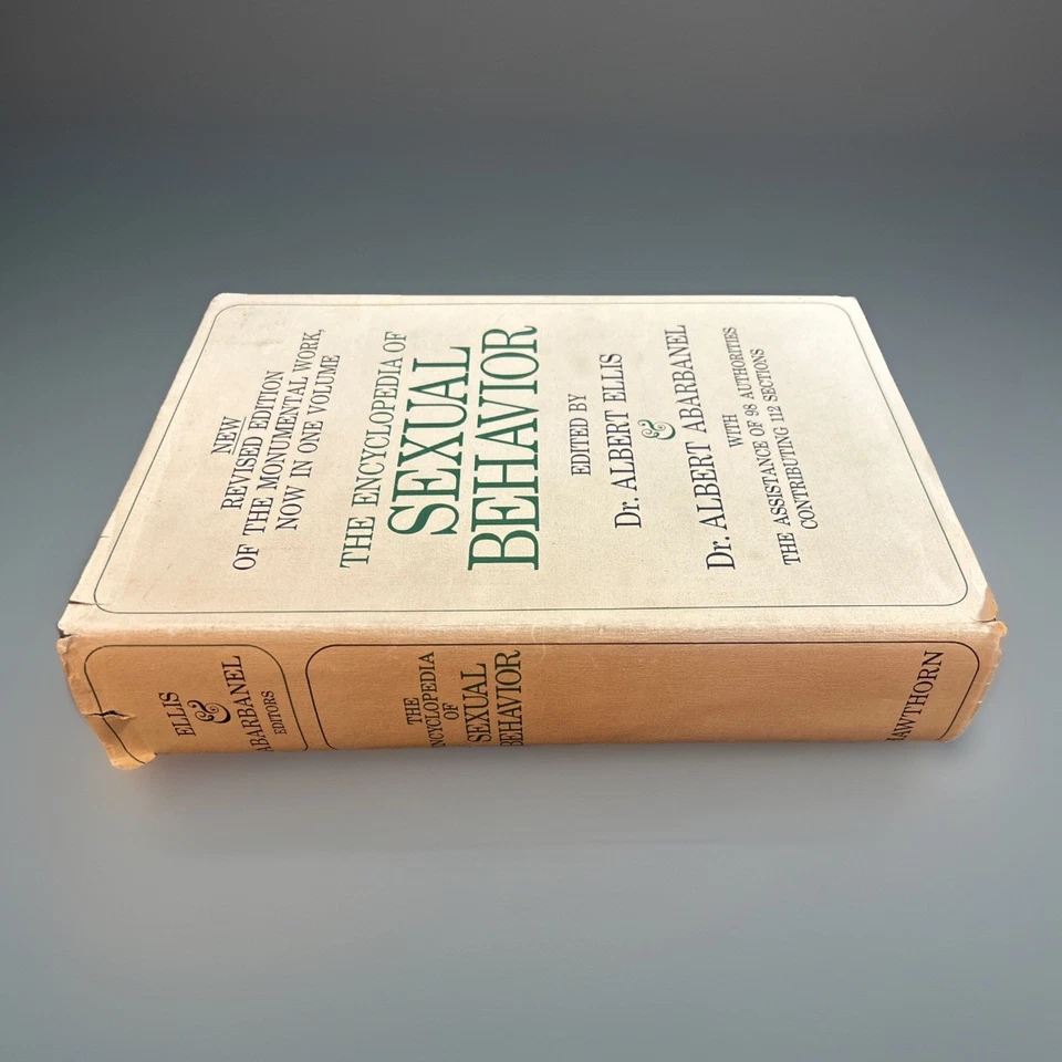 Albert Ellis, Albert Abarbanel THE ENCYCLOPEDIA OF SEXUAL BEHAVIOR New 1967 Ed - Image 4 of 4