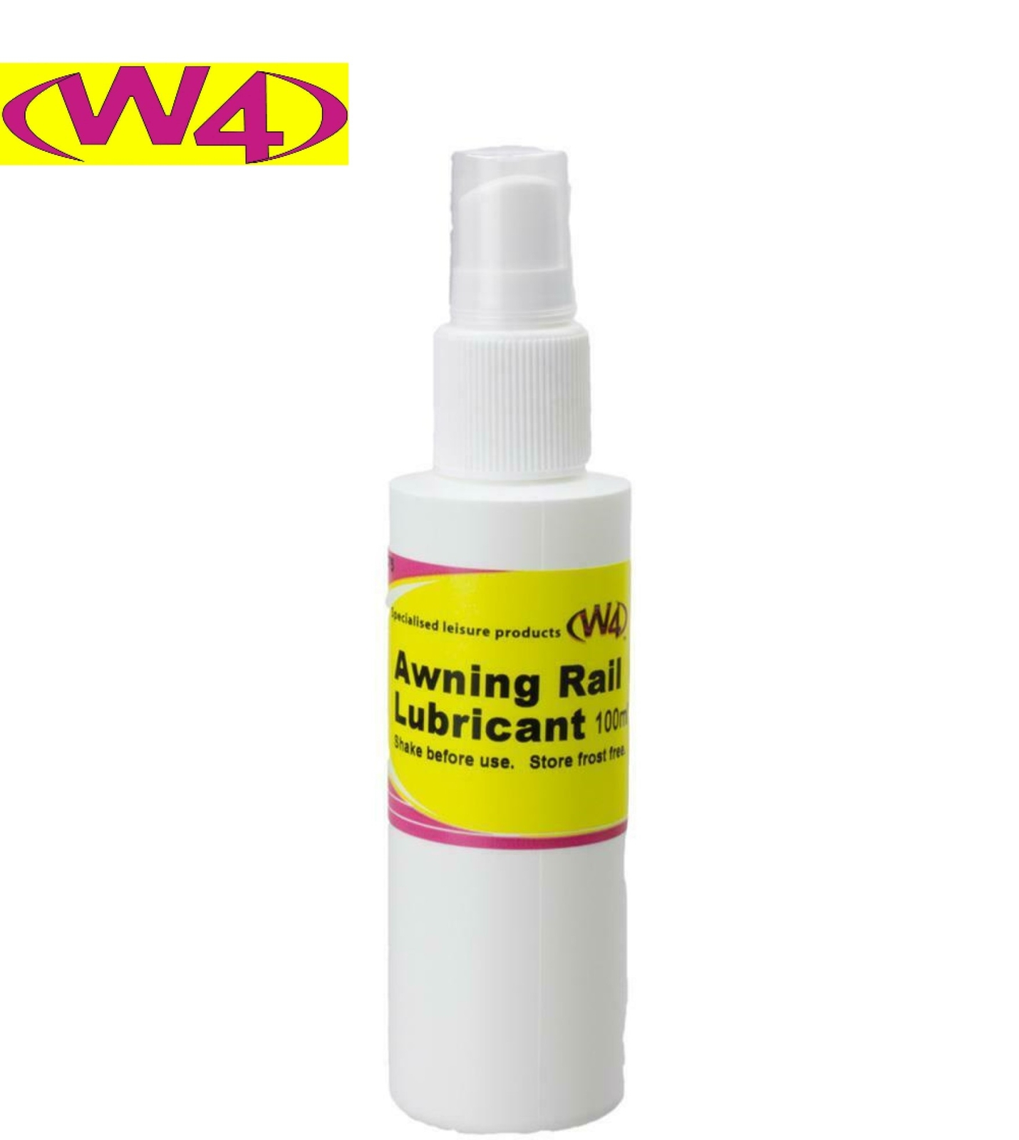 W4 Quality Awning Rail Silicone Lubricant 100ml for Caravan or Motorhome 00075