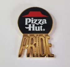 PIZZA HUT RESTAURANT "PRIDE" Collectible Enamel Lapel or Hat Pin New NOS