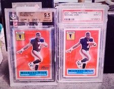 2001 Topps Heritage Michael Vick Retrofractor Set BGS 9.5 PSA 9 