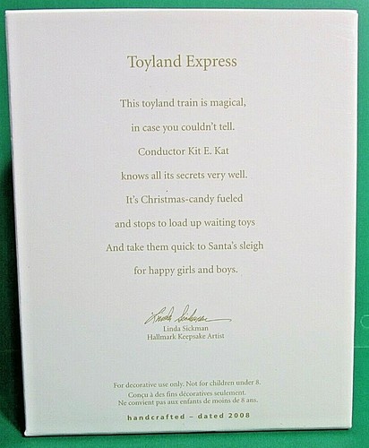 Hallmark Ornament 2008 TOYLAND EXPRESS Lokomotive - Bild 11 von 12