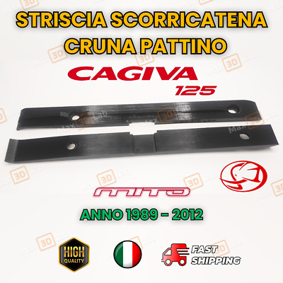 Mito 125 Raptor Cagiva Planet 800062622 Schlittschuh Kettenstreifen 2 Stück
