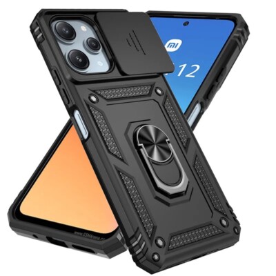 Holder Armor Case Cover For Xiaomi 12T Poco X6 Pro X5 Redmi K40 Note 13 Pro
