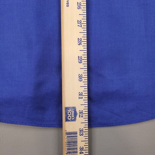 Vintage Faconnable Shirt Mens Blue Medium15.5 White Collar French Cuff USA - Picture 13 of 17