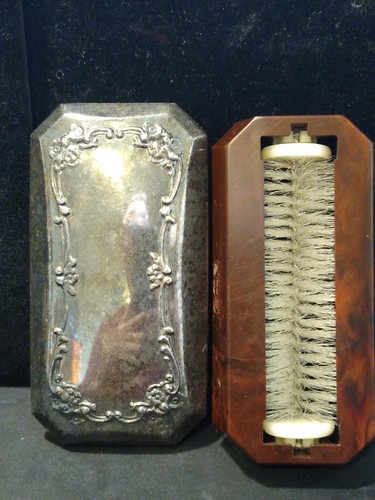 Lote De Colección Sheridan Plata Mesa Migas Cepillo Valet 3" x 6" y Angels Brush - Imagen 7 de 9