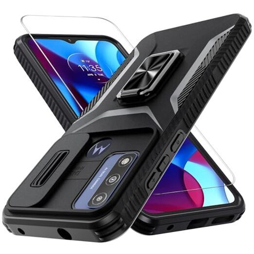 Compatible with Moto G Play for Moto G Play 2023/G Power 2022/G Pure 2021 Black
