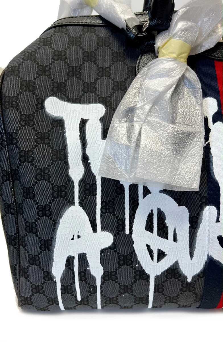 Balenciaga x Gucci The Hacker Project Duffle Bag Graffiti BB