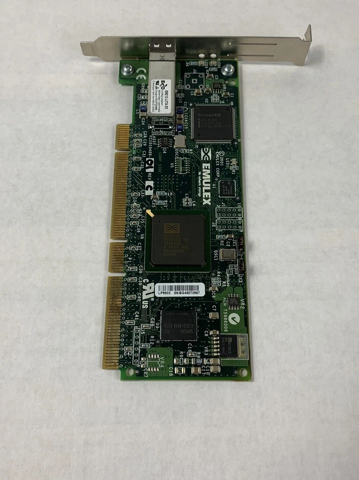 HP 2GB PCI-x FC LP9802 Network Adapter 336070-001 FC1010489-01 Emulex Cards - Image 3 of 4