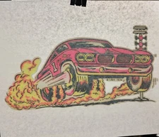 Vintage 70s 1974 American Muscle Car, L&H Mfg T-Shirt  Iron On/Transfer only