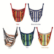 CHAISE HAMAC D'EXTERIEUR ET INTERIEUR EN TOILE BALANCOIRE SUSPENDUE COULEUR NEUF