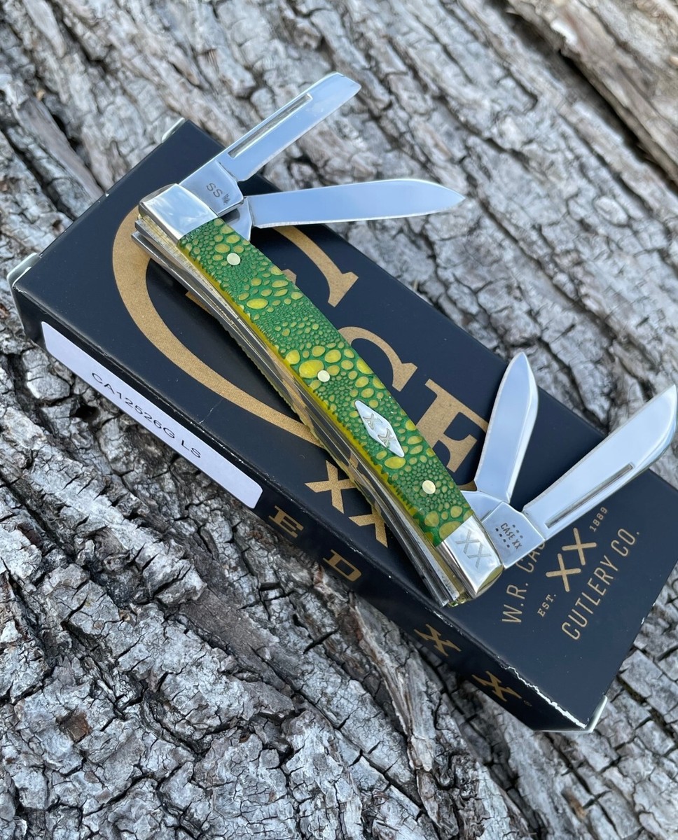 CASE XX *c SFO 2023 YELLOW GREEN EDITION LIZARD SKIN 68