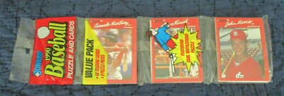 1990 DONRUSS  RACK PACK   CARMELO MARTINEZ,   LANCE PARRISH,   JOHN MORRIS