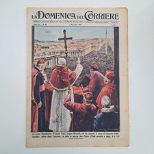 domenica del corriere 1958 n°44 ● PAPA GIOVANNI XXIII prima benedizione