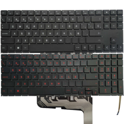 Laptop HP Omen 16-wf 16-wd 16-wd0063dx TPN-C167 TPN-C168 Spanish/Latin Keyboard