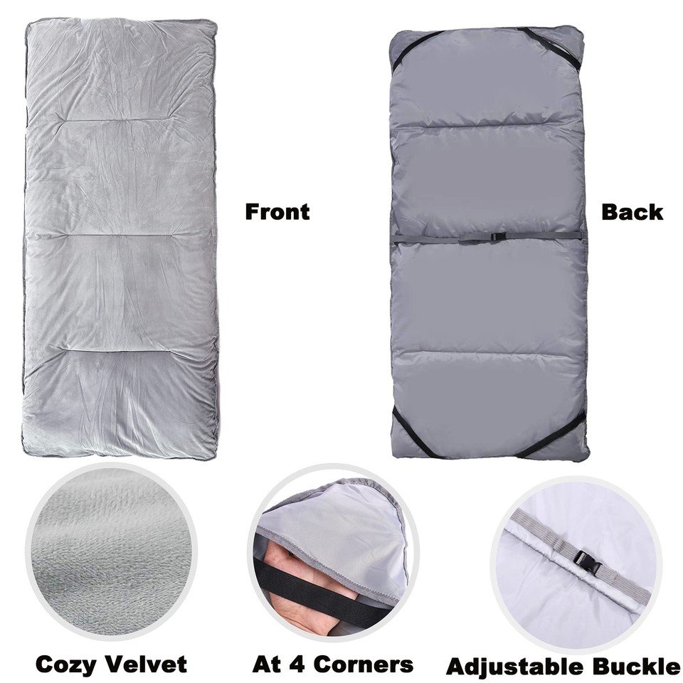 Thick Camping Sleeping Pad, Soft Comfortable Microfiber Camping Cot
