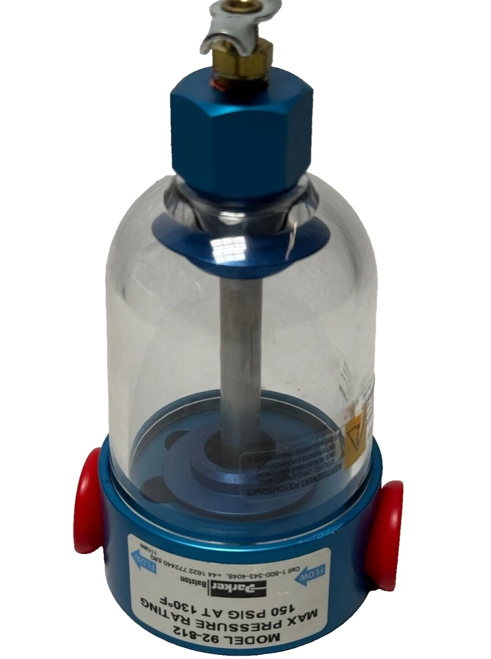 PARKER 92-812 PNEUMATIC FILTER, 1/2" NPT, 150 PSIG - NMP - Image 2 of 4