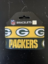 Green Bay Packers 2 Pack Silicone Wide Bracelet