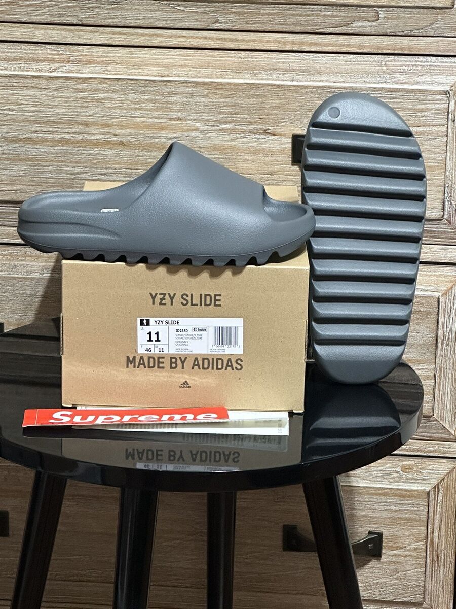 DS Brand New Adidas Yeezy Slide Slate Grey Sz-11 ID2350 W DS Brand New Adidas Yeezy Slide Slate Grey Sz-11 ID2350 W