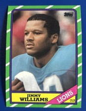 1986 Topps Football Jimmy Williams Detroit Lions #252