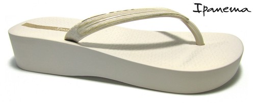 infradito Ipanema Donna con Suola alta in Gomma Estivi da Mare Spiaggia  Beige | eBay