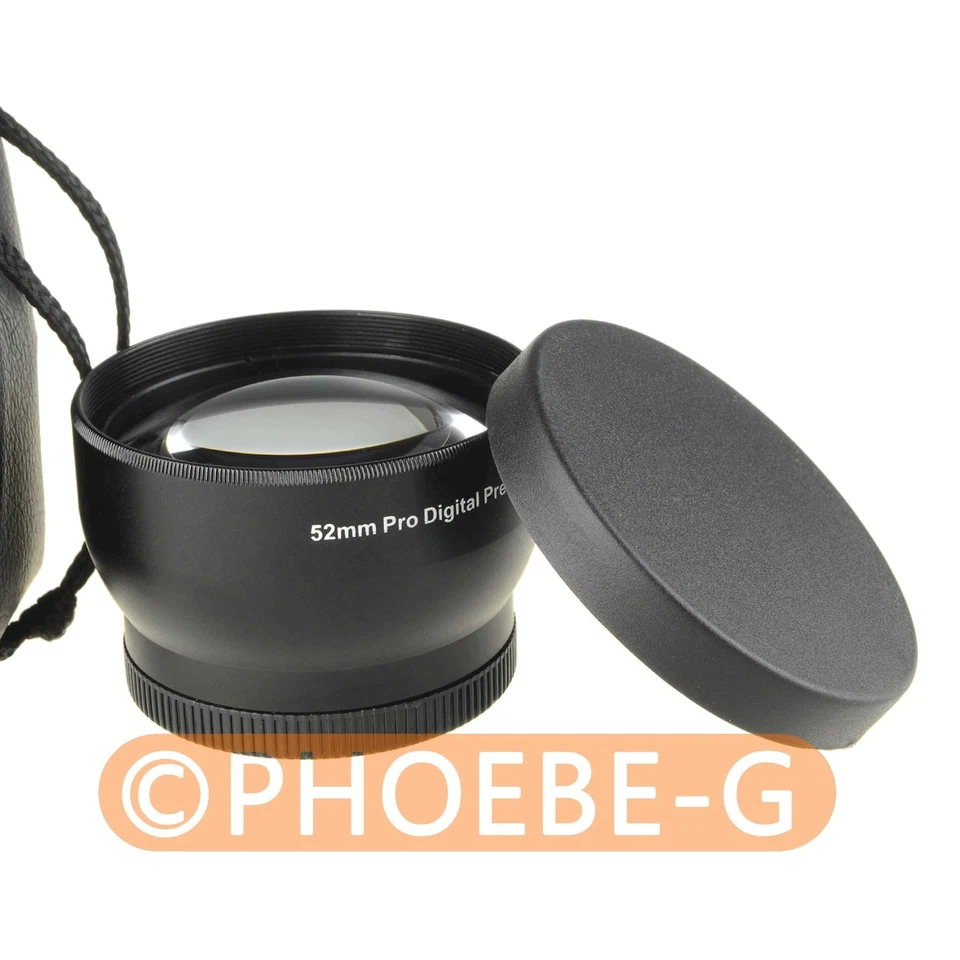 High Quality! Richarm 52mm 2.0x TELE Telephoto LENS for Digital Camera DSLR - Image 3 of 4