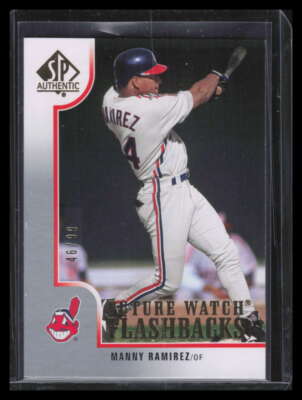 2009 SP Authentic Gold 222 Manny Ramirez FW FB 46/99 Future Watch Flashbacks
